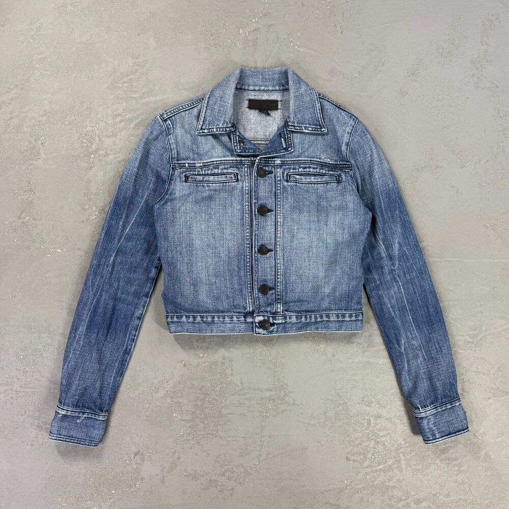 True Religion Bristol Fitted Denim Jacket Women's Small